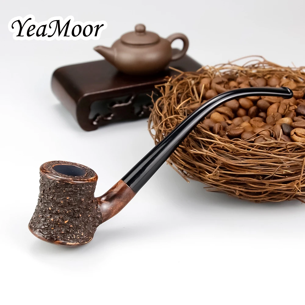 Flat Bottom Smoking Pipe Top Quality Carved Briar Wood Pipe 3mm Filter Cylindrical Smoking Tobacco Pipe with 100 cleaners free
Flat Bottom Smoking Pipe Top Quality Carved Briar Wood Pipe 3mm Filter Cylindrical Smoking Tobacco Pipe with 100 cleaners free