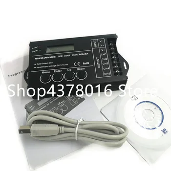 TC421 WiFi time programmable led controller RGB dimmer rgb lighting timer, DC12~24V input, 5 channels,max 5*4A
TC421 WiFi time programmable led controller RGB dimmer rgb lighting timer, DC12~24V input, 5 channels,max 5*4A