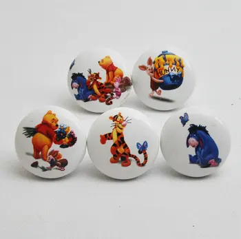 Lovely Childlike Ceramic 38X27MM Cupboard Closet Cabinet Drawer Furniture Knob For Nursery 5PCS Different Cartoon Imagines/Lot 
Lovely Childlike Ceramic 38X27MM Cupboard Closet Cabinet Drawer Furniture Knob For Nursery 5PCS Different Cartoon Imagines/Lot