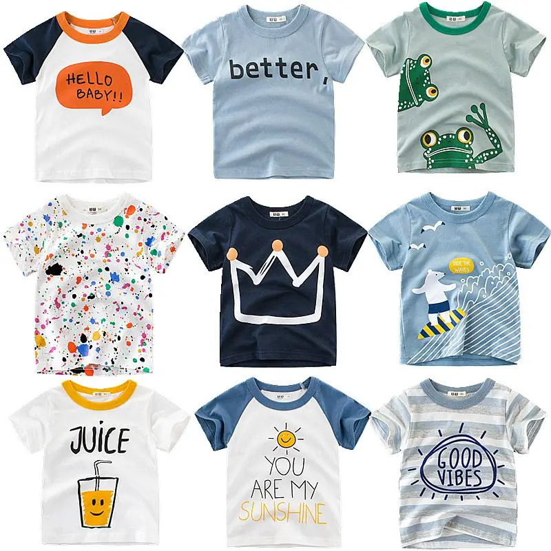 CALOFE Torridity Kids Boys T Shirt Crown Sleeve Baby Girls T-shirts Cotton Children T-shirt O-neck Tee Tops Boy Cloth
CALOFE Torridity Kids Boys T Shirt Crown Sleeve Baby Girls T-shirts Cotton Children T-shirt O-neck Tee Tops Boy Cloth