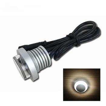 1W 12V 24V IP67 Waterproof LED Downlight Outdoor Recessed Ceiling Light Mini LED Spot Light Stair WALL Light Fixture 12pcs/lot