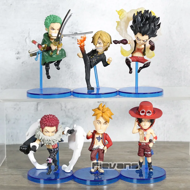 Anime One Piece WCF Luffy Zoro Sanji Ace Katakuri Marco PVC Collectible Figure Toys Figurine 6pcs/set
Anime One Piece WCF Luffy Zoro Sanji Ace Katakuri Marco PVC Collectible Figure Toys Figurine 6pcs/set