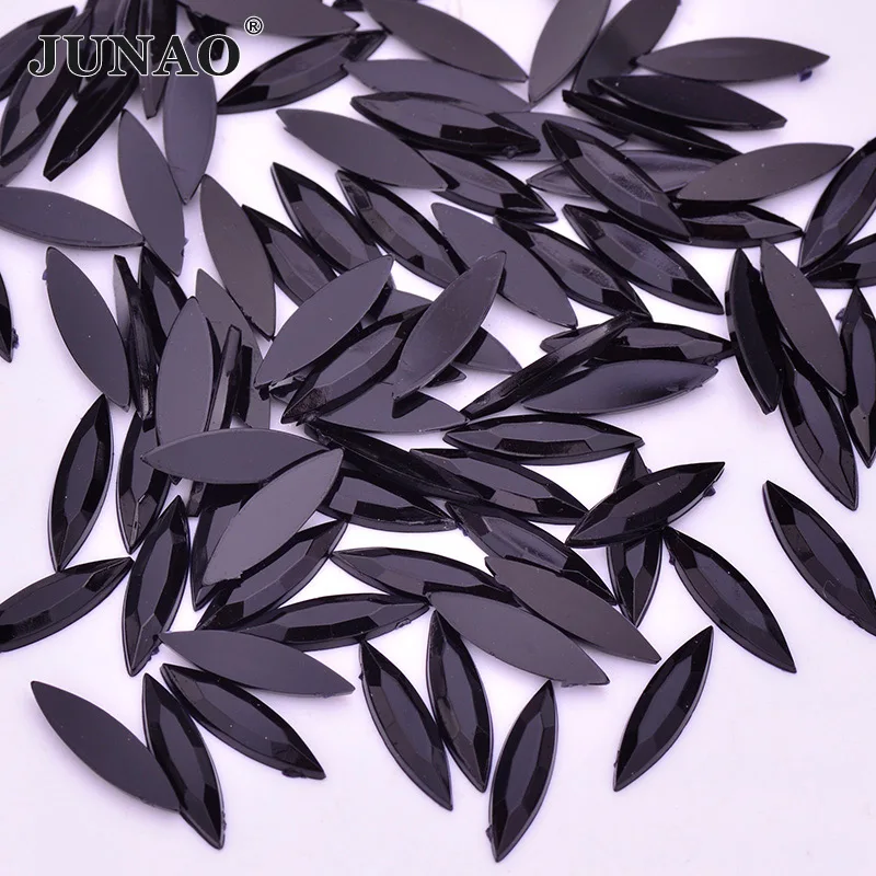 JUNAO 4x15mm Black Pink Flat Back Rhinestones Non Sewing Stones Acrylic Strass Applique Horse Eye Clear Crystals Scrapbook Beads
JUNAO 4x15mm Black Pink Flat Back Rhinestones Non Sewing Stones Acrylic Strass Applique Horse Eye Clear Crystals Scrapbook Beads