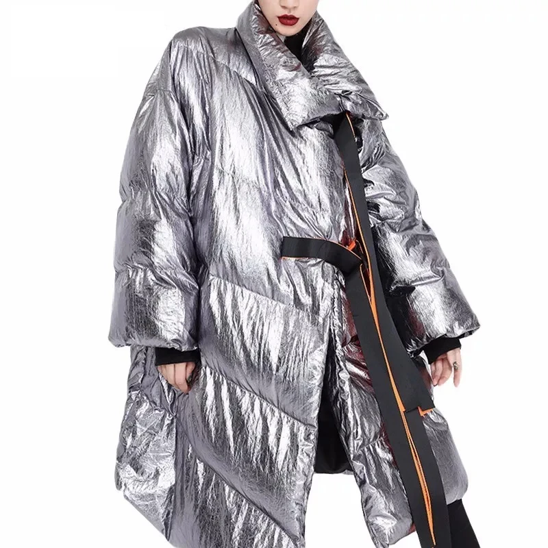 Women Winter down cotton coats Luxury Korean Ladies Bling Silver Streetwear Womens Puffer Jacket Long Parkas Woman Fashion Coats
Women Winter down cotton coats Luxury Korean Ladies Bling Silver Streetwear Womens Puffer Jacket Long Parkas Woman Fashion Coats