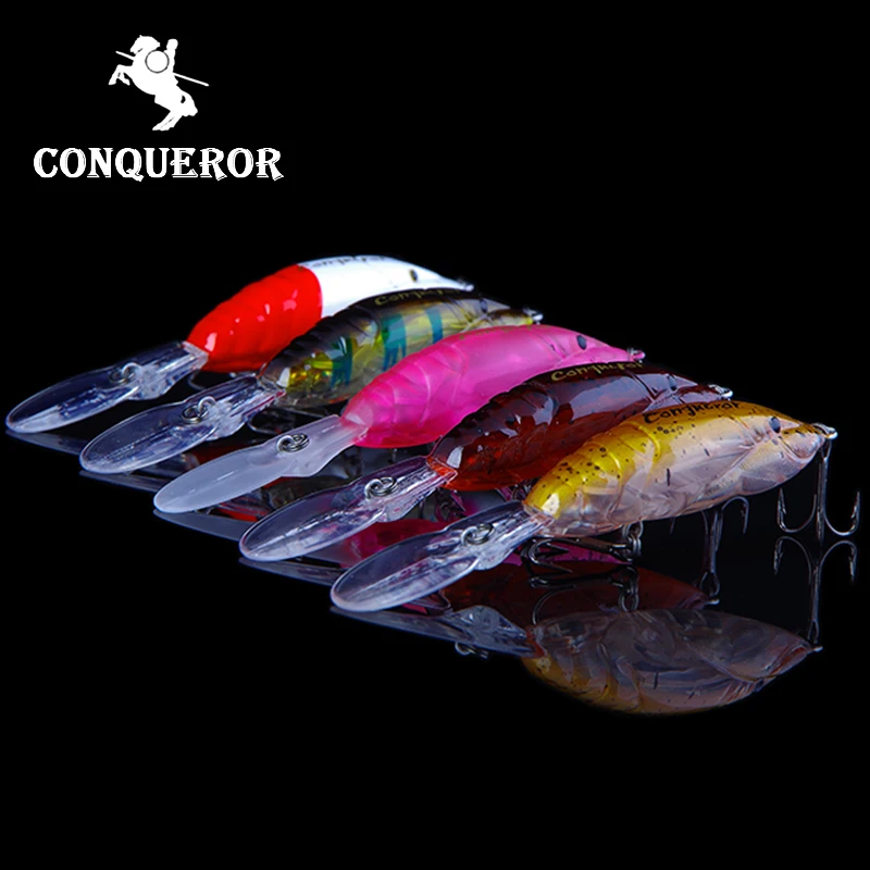 Conqueror professional hot fishing tackle Retail 2018 qulity fishing lure 90mm,8g crank dive 2m for pike and bass lure
Conqueror professional hot fishing tackle Retail 2018 qulity fishing lure 90mm,8g crank dive 2m for pike and bass lure
