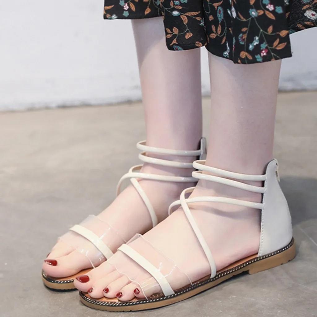 New Fashion 2019 Casual Women Sandals Comfort Shoes Open Toe Casual Elegant Summer Beach Flat Sandals Rome Ziper Shoes
New Fashion 2019 Casual Women Sandals Comfort Shoes Open Toe Casual Elegant Summer Beach Flat Sandals Rome Ziper Shoes