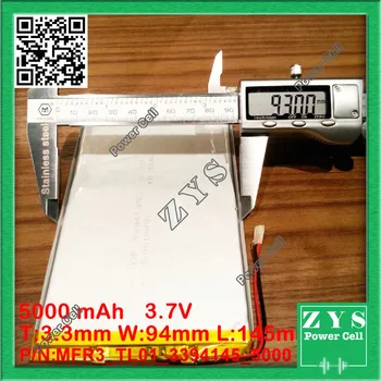Polymer lithium ion battery 3.7V 3394145 can be customized wholesale CE FCC ROHS MSDS quality certification 3.3x94x145mm 5000mAh
Polymer lithium ion battery 3.7V 3394145 can be customized wholesale CE FCC ROHS MSDS quality certification 3.3x94x145mm 5000mAh