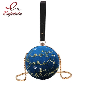 Vintage Embroidery Stars Corduroy Round Ball Bag Party Purse Shoulder Bag Crossbody Mini Messenger Bag Female Bolsa Handbag
Vintage Embroidery Stars Corduroy Round Ball Bag Party Purse Shoulder Bag Crossbody Mini Messenger Bag Female Bolsa Handbag