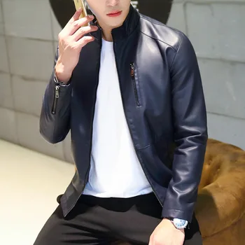 BOU The new men's spring 2019 Fur collar tide of cultivate one's morality men's leisure PU leather
BOU The new men's spring 2019 Fur collar tide of cultivate one's morality men's leisure PU leather