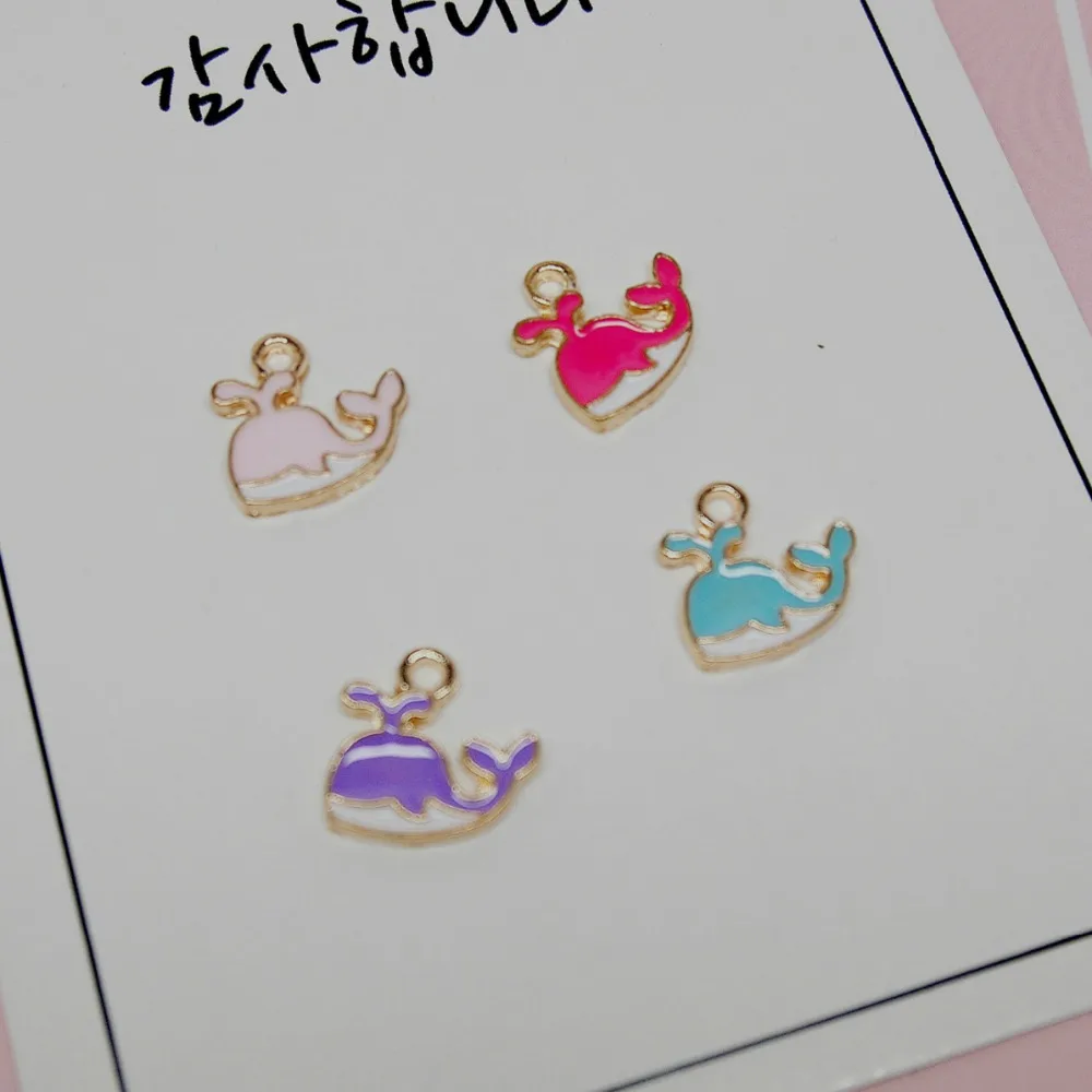 Cute dolphin Whale Enamel Charms 10pcs/lot Metal Pendants Gold base Fashion Jewelry Accessories
Cute dolphin Whale Enamel Charms 10pcs/lot Metal Pendants Gold base Fashion Jewelry Accessories