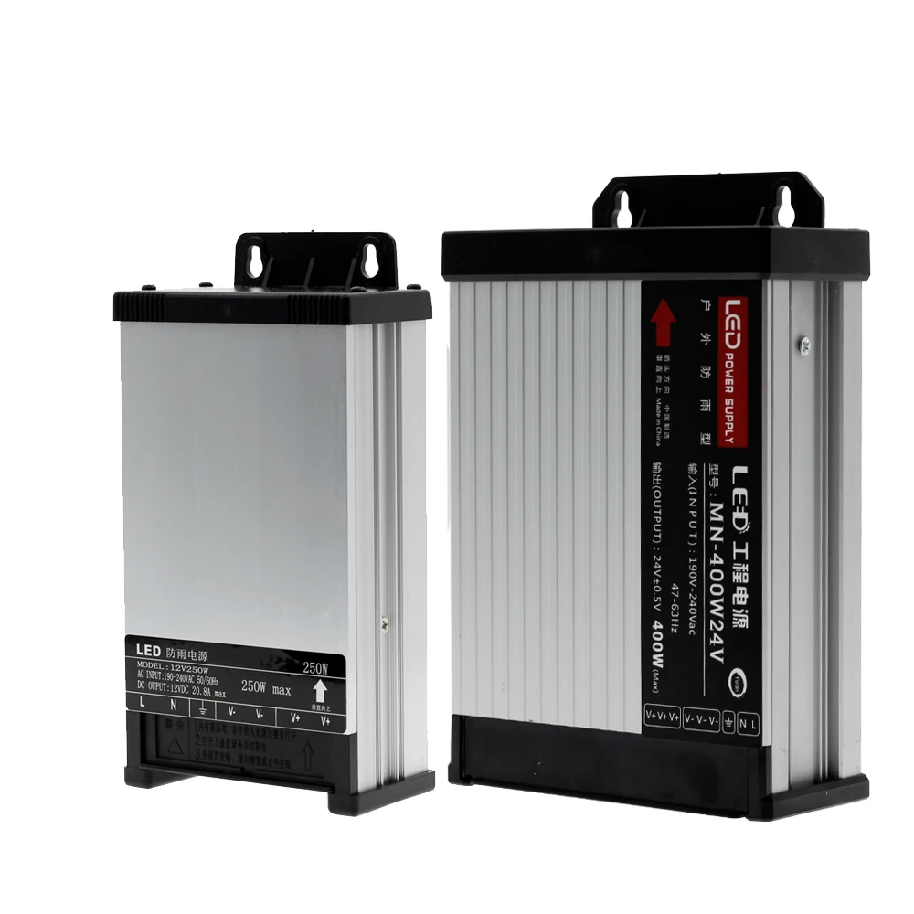Rainproof Switching Power Supply LED Driver 5 12 24 V Volt Adapter Lighting Transformer DC12V 24V 5A 8A 10A 15A 20A Outdoor SMPS
Rainproof Switching Power Supply LED Driver 5 12 24 V Volt Adapter Lighting Transformer DC12V 24V 5A 8A 10A 15A 20A Outdoor SMPS