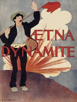 vintage posters reproduction modern decorative mural prints Aetna Dynamite by Edward Penfield
vintage posters reproduction modern decorative mural prints Aetna Dynamite by Edward Penfield