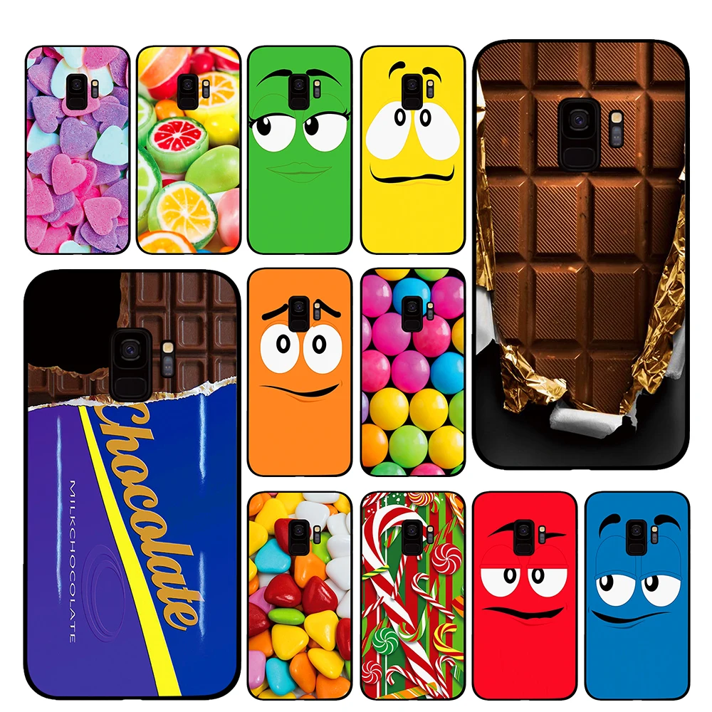 Cute Chocolates cartoon Black TPU Case For Samsung Galaxy S10 S10E S8 Plus S6 S7 Edge S9 S10e PlusNote 8 9
Cute Chocolates cartoon Black TPU Case For Samsung Galaxy S10 S10E S8 Plus S6 S7 Edge S9 S10e PlusNote 8 9