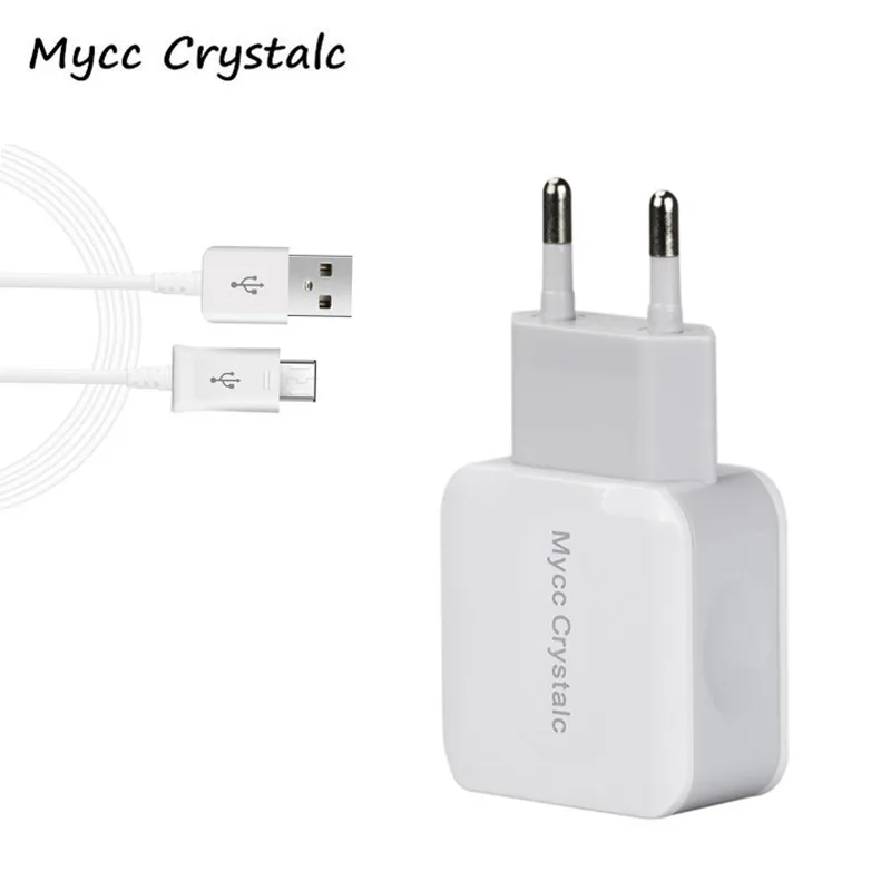 Сетевое зарядное устройство с 2 USB-портами 5 В А + Кабель Micro USB для Lenovo K3 K5 Note P70 S60 S90