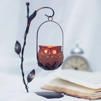 Retro Ceramics Owl Figurine Candle Stand Decor Wrought Iron Tree Candle Holder Houseware Ornament Craft Accessories Furnishing
Retro Ceramics Owl Figurine Candle Stand Decor Wrought Iron Tree Candle Holder Houseware Ornament Craft Accessories Furnishing