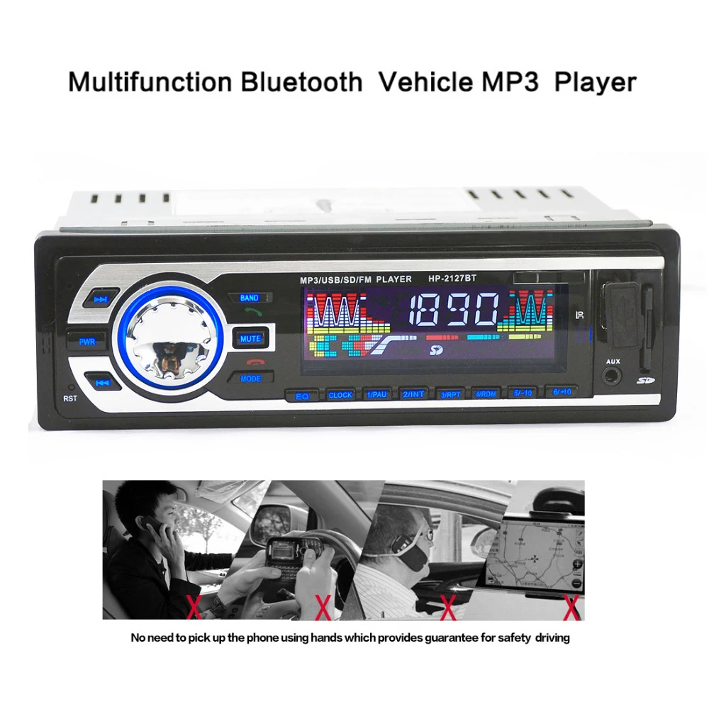1 Din Car Audio Player In-dash Autoradio Car Radio MP3 Player tuner stereo BT FM USB/SD Port Aux-in Remote Control OLED screen
1 Din Car Audio Player In-dash Autoradio Car Radio MP3 Player tuner stereo BT FM USB/SD Port Aux-in Remote Control OLED screen
