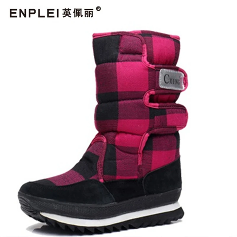 ENPLEI women's ski boots plush snow boots warm cotton shoes womens waterproof thickening woman Mid-Calf boots
ENPLEI women's ski boots plush snow boots warm cotton shoes womens waterproof thickening woman Mid-Calf boots