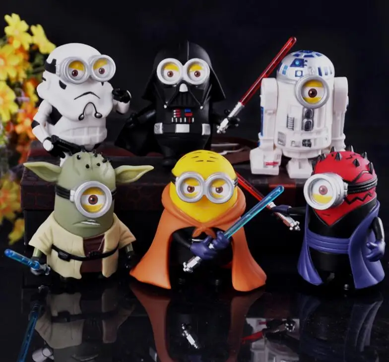 10cm 6pcs/lot Q Style Star War Cosplay Darth Vader & STORM & Yoda TROOPER Action Figure Model Toy
10cm 6pcs/lot Q Style Star War Cosplay Darth Vader & STORM & Yoda TROOPER Action Figure Model Toy