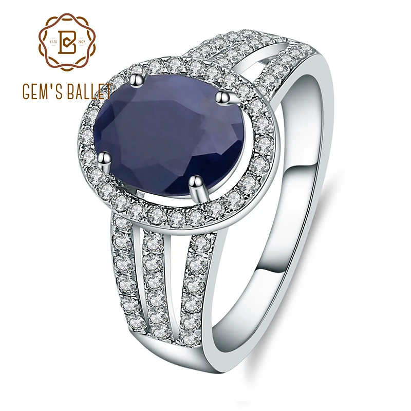 Ring Gem's Ballet Natural Oval Blue Sapphire Rings Solid 925 Sterling Silver Gemstone Fine Jewelry For Women Cocktail Ring
Ring Gem's Ballet Natural Oval Blue Sapphire Rings Solid 925 Sterling Silver Gemstone Fine Jewelry For Women Cocktail Ring