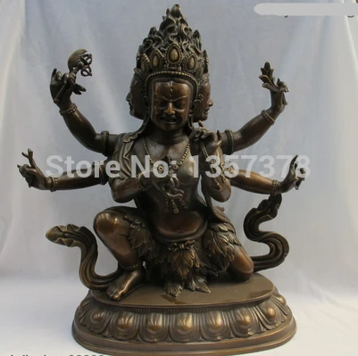 shitou 00671 Tibet Pure Bronze Copper Buddhism Namgyalma Parnashavari Mahakala Buddha Statue
shitou 00671 Tibet Pure Bronze Copper Buddhism Namgyalma Parnashavari Mahakala Buddha Statue