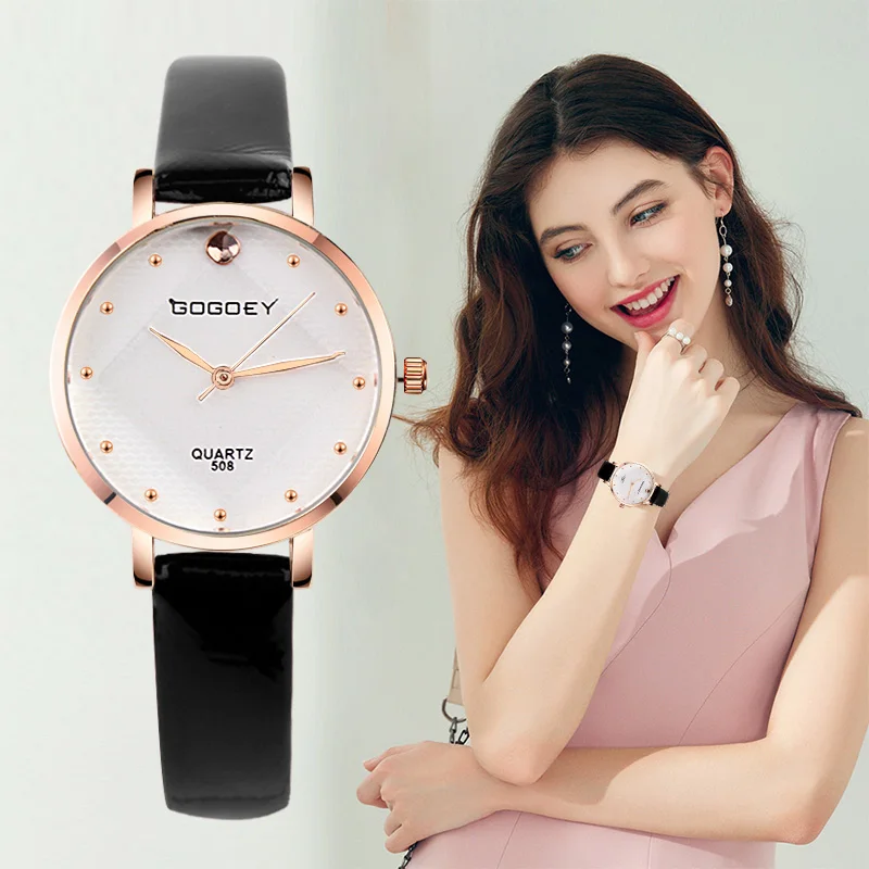 Elegant Women's Watches Lady Fashion Woman's Watch Leather Simple Luxury Quartz Laides Clock female reloj mujer Drop shipping
Elegant Women's Watches Lady Fashion Woman's Watch Leather Simple Luxury Quartz Laides Clock female reloj mujer Drop shipping