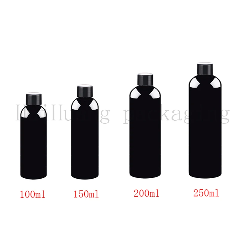 30pcs 100ml 150ml 200ml 250ml Empty Black Plastic Bottles With Screw Cap Travel Size Shower Gel Shampoo Cosmetic Packaging
30pcs 100ml 150ml 200ml 250ml Empty Black Plastic Bottles With Screw Cap Travel Size Shower Gel Shampoo Cosmetic Packaging