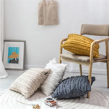 45cm white/ginger/beige/grey cotton line jacquard cushion cover sofa fringes throw pillowcase lumabr pillow covers indoor
45cm white/ginger/beige/grey cotton line jacquard cushion cover sofa fringes throw pillowcase lumabr pillow covers indoor
