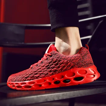 Shoes Men Light Weight Mesh Breathable Fly Weave Men Trainers Shoes Red Black Lace Up Big Size 39-46 Footwear Outdoor Sneakers
Shoes Men Light Weight Mesh Breathable Fly Weave Men Trainers Shoes Red Black Lace Up Big Size 39-46 Footwear Outdoor Sneakers