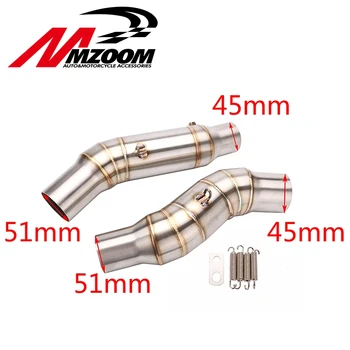 Motorcycle Exhaust Middle Link Pipe Accessories Escape Connection System For Kawasaki Z1000 Z 1000 2010 2011 2012 - 2014 Slip-on
Motorcycle Exhaust Middle Link Pipe Accessories Escape Connection System For Kawasaki Z1000 Z 1000 2010 2011 2012 - 2014 Slip-on