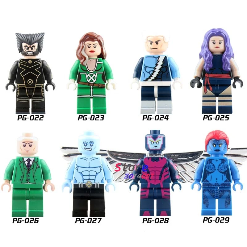 10Set Marvel Comics Series 12 X-Men Professor X Wolverine Magneto Cyclops Mystique Beast blocks toy Model Bricks Children
10Set Marvel Comics Series 12 X-Men Professor X Wolverine Magneto Cyclops Mystique Beast blocks toy Model Bricks Children