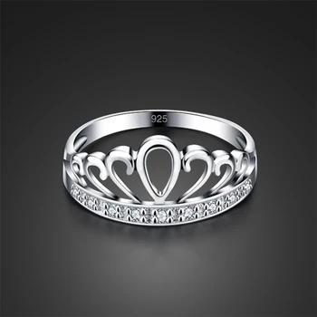 New fashion noble princess crown ring. 100% solid 925 sterling silver girl ring. Charm woman ring silver jewelry wholesale
New fashion noble princess crown ring. 100% solid 925 sterling silver girl ring. Charm woman ring silver jewelry wholesale