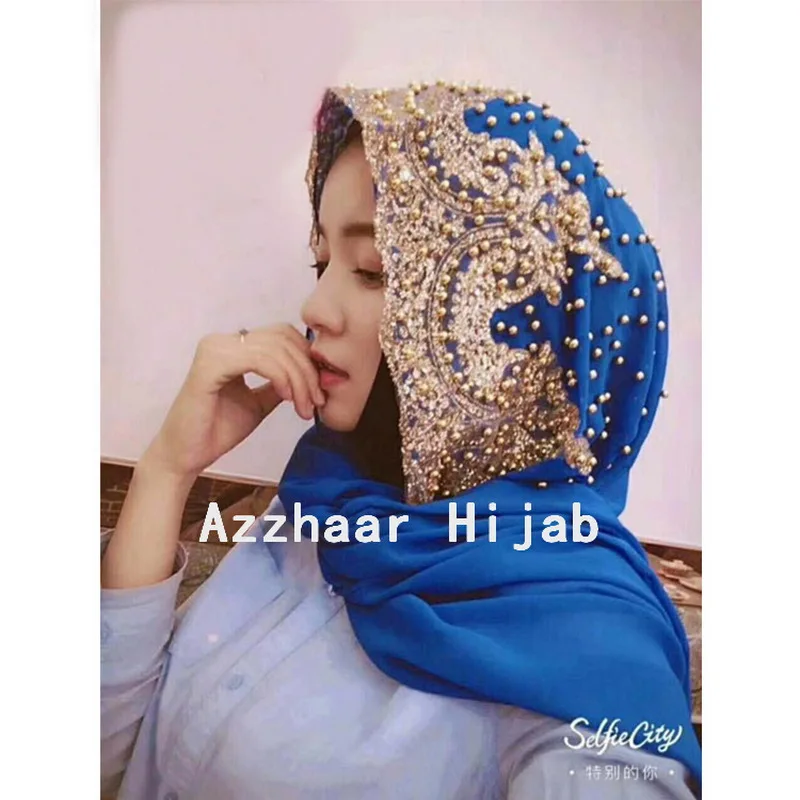 Fashion Woman Scarf Solid Color Rhinestone Pearl Shining Chiffon Silk Popular Shawls Scarf Headband Muslim Scarves Free Shipping
Fashion Woman Scarf Solid Color Rhinestone Pearl Shining Chiffon Silk Popular Shawls Scarf Headband Muslim Scarves Free Shipping