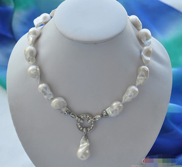 Free shipping@@@@@ P3934 Rare 18" 23mm white baroque keshi Reborn necklace pendant
Free shipping@@@@@ P3934 Rare 18" 23mm white baroque keshi Reborn necklace pendant