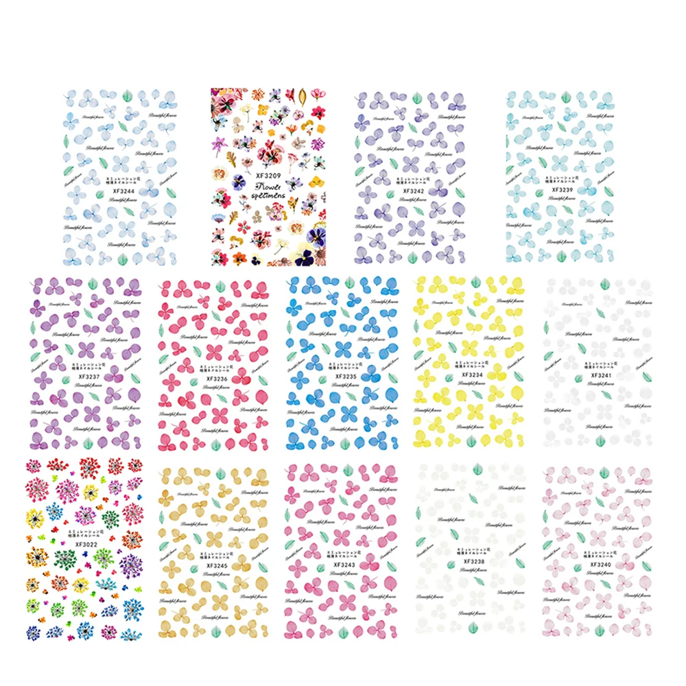 14pcs/set Beautiful Orchid Flower Nail Art Sticker Set Waterproof Decal Manicure Mixed Color Petal Design DIY
14pcs/set Beautiful Orchid Flower Nail Art Sticker Set Waterproof Decal Manicure Mixed Color Petal Design DIY