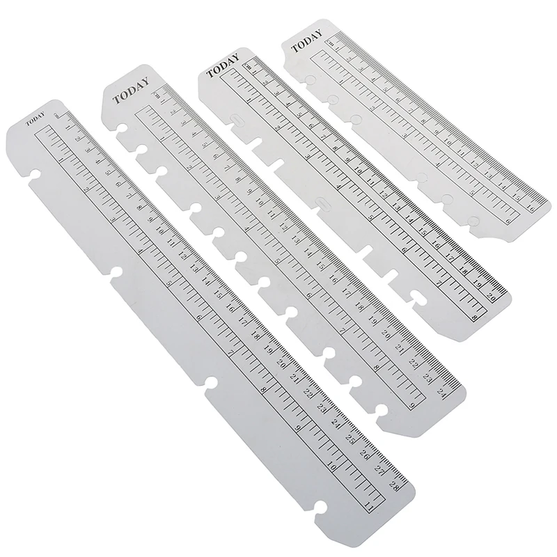 Peerless 2 Pcs Rulers A4 A5 A6 B5 Planner for 6 Holes Spiral Notebook Tools School & Educational Supplies Suitable for Filofax
Peerless 2 Pcs Rulers A4 A5 A6 B5 Planner for 6 Holes Spiral Notebook Tools School & Educational Supplies Suitable for Filofax