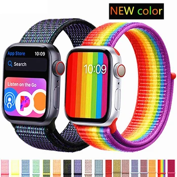Sport loop Strap For Apple Watch band 42mm 38mm apple watch 4 3 for iwatch band 44mm 40mm correa pulseira 42 44 nylon watchband
Sport loop Strap For Apple Watch band 42mm 38mm apple watch 4 3 for iwatch band 44mm 40mm correa pulseira 42 44 nylon watchband