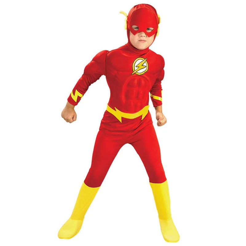 Hot Sale Boy The Flash Muscle Superhero Fancy Dress Kids Fantasy Comics Movie Carnival Party Halloween Cosplay Costumes
Hot Sale Boy The Flash Muscle Superhero Fancy Dress Kids Fantasy Comics Movie Carnival Party Halloween Cosplay Costumes