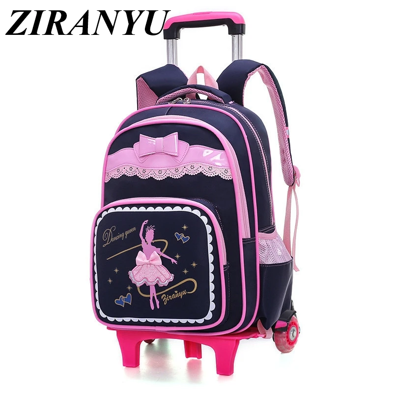 Lovely Bows 2 Wheels children Trolley school bags backpack detachable waterproof Girls travel bags as gitfs Mochila Infantil
Lovely Bows 2 Wheels children Trolley school bags backpack detachable waterproof Girls travel bags as gitfs Mochila Infantil