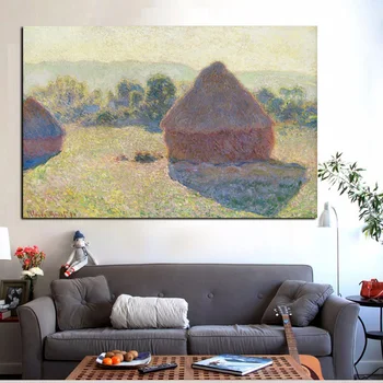 Claude Monet Winter on Morning Hay Stack Impression Landscape Oil Painting on Canvas Poster Print Wall Picture for Living Room
Claude Monet Winter on Morning Hay Stack Impression Landscape Oil Painting on Canvas Poster Print Wall Picture for Living Room