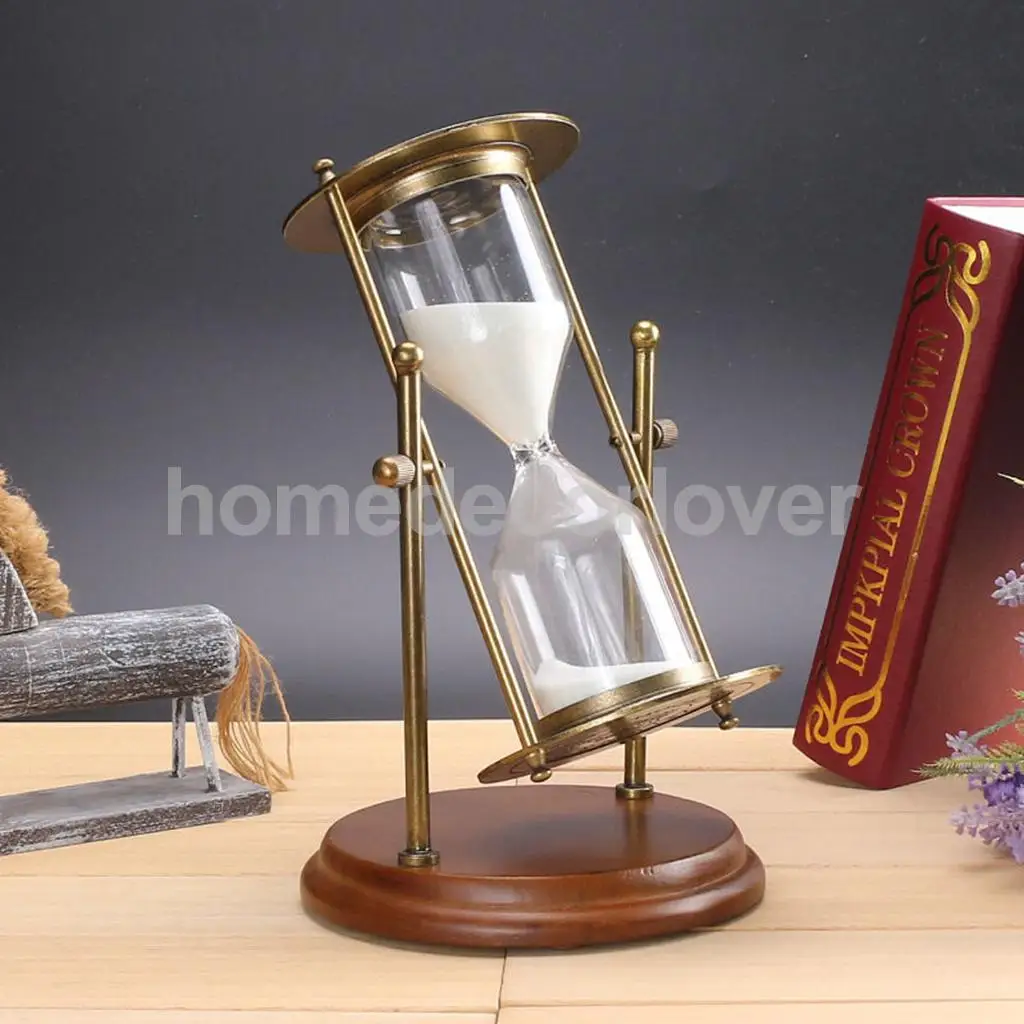 15 Minutes Wooden Frame Rotating Hourglass Sandglass Sand Timer Home Office Desk Decoration
15 Minutes Wooden Frame Rotating Hourglass Sandglass Sand Timer Home Office Desk Decoration