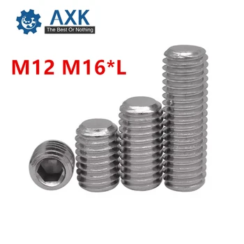 20Pcs/10Pcs Set Screw M12 M16 DIN913 GB77 A2-70 Stainless Steel 304 Inner Hex Hexagon Socket Plain Point End Grub Screws
20Pcs/10Pcs Set Screw M12 M16 DIN913 GB77 A2-70 Stainless Steel 304 Inner Hex Hexagon Socket Plain Point End Grub Screws