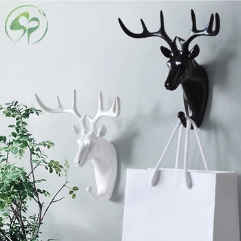 Wall Hook Keys Rack Deer Animal Head Antlers Home Hanging Clothes Hat Scarf Hooks Home Livingroom Decor
Wall Hook Keys Rack Deer Animal Head Antlers Home Hanging Clothes Hat Scarf Hooks Home Livingroom Decor