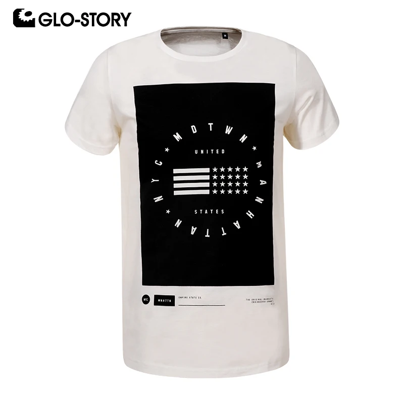 GLO-STORY 2019 Fashion Summer Men's Short Sleeve T-Shirts Streetwear Male Tops Tee Shirts European American Flag Style MPO-8601
GLO-STORY 2019 Fashion Summer Men's Short Sleeve T-Shirts Streetwear Male Tops Tee Shirts European American Flag Style MPO-8601