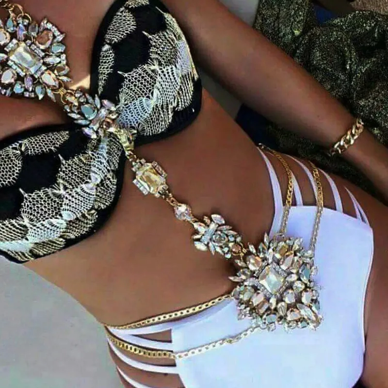 New Design Luxury Crystal Sexy Body Chain Fashion Maxi Waist Chain Statement Jewelry for Women Luxurious Necklace Body Jewelry
New Design Luxury Crystal Sexy Body Chain Fashion Maxi Waist Chain Statement Jewelry for Women Luxurious Necklace Body Jewelry