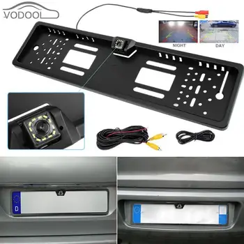 Waterproof European License Plate Frame Rear View Camera Auto Car Reverse Backup Parking Rearview 12LED Night Vision Cam
Waterproof European License Plate Frame Rear View Camera Auto Car Reverse Backup Parking Rearview 12LED Night Vision Cam