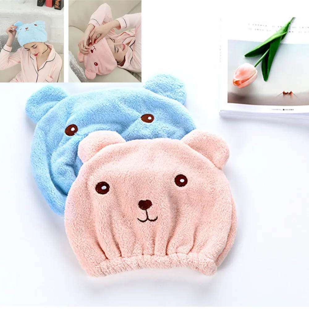 

2019 NEW good hygroscopicity and breathability Microfiber Hair Turban Quickly Dry Hair Hat Wrapped Towel Cap towel