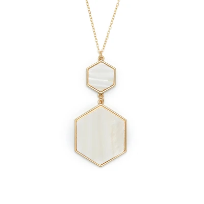 Gold Color Simple Polygon Mother of Pearl Pendant Necklace Geometric Pendant Necklace Women's Gift Fashion Jewelry Wholesale
Gold Color Simple Polygon Mother of Pearl Pendant Necklace Geometric Pendant Necklace Women's Gift Fashion Jewelry Wholesale