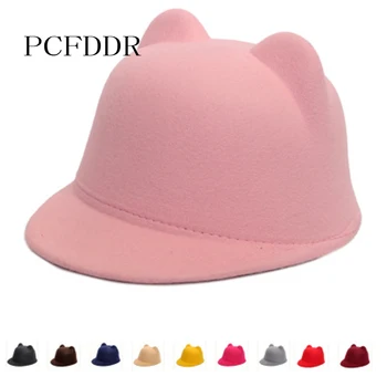 PCFDDR Korean version cat ear equestrian cap autumn and winter new woolen duck tongue cap.
PCFDDR Korean version cat ear equestrian cap autumn and winter new woolen duck tongue cap.