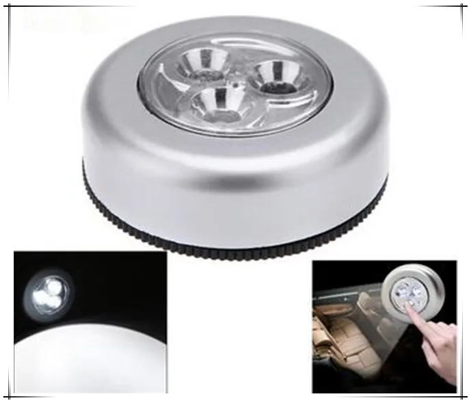 Hot ! New 3LED touch lamp / pat lights Car Ceiling Wall / Cabinet Light /Round Battery Powered Stick Tap Touch Light Click Lamp
Hot ! New 3LED touch lamp / pat lights Car Ceiling Wall / Cabinet Light /Round Battery Powered Stick Tap Touch Light Click Lamp