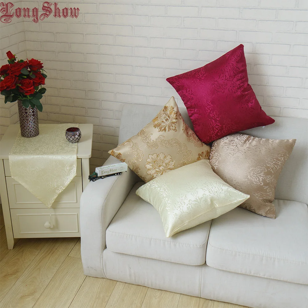45x45cm Square Pillow Case Home Decorative Creative Classic European Style Jacquard Beige/Red/Grey Pillow Cover
45x45cm Square Pillow Case Home Decorative Creative Classic European Style Jacquard Beige/Red/Grey Pillow Cover